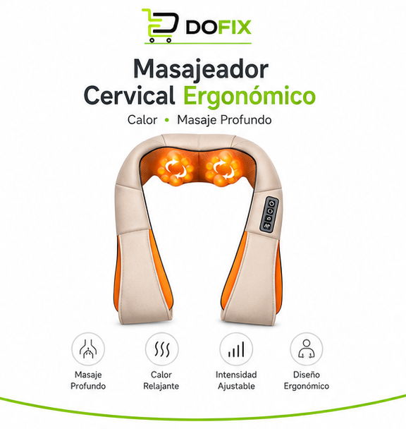 Masajeador Cervical Ergonómico DOFIX