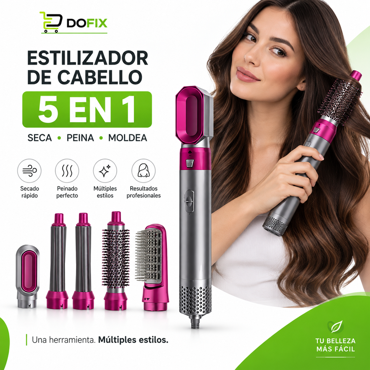 ESTILIZADOR DE CABELLO 5 EN 1