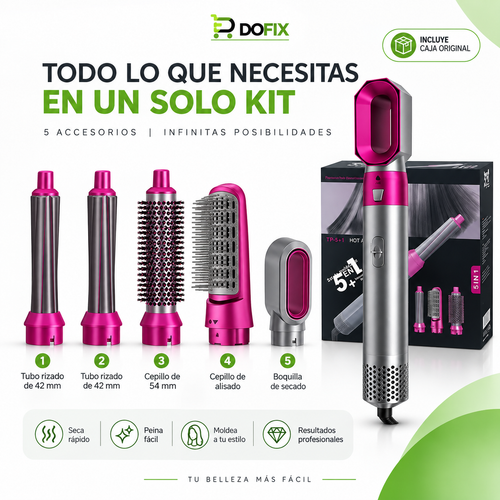 ESTILIZADOR DE CABELLO 5 EN 1